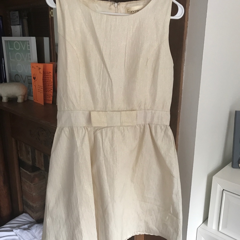Cocktail Dress with Gold Thread